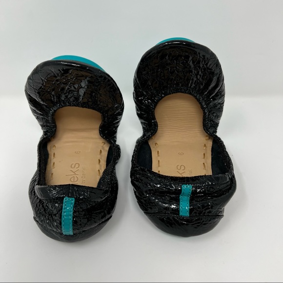 Tieks Ballet Flats Obsidian Black Size 6 Never Worn - Picture 4 of 5